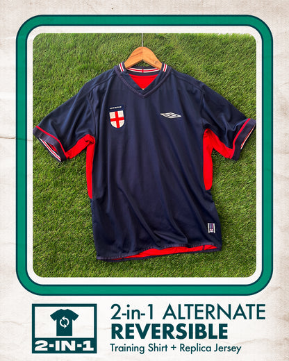 England Away Football Shirt (A) | 2002-2004 | Umbro | Men's