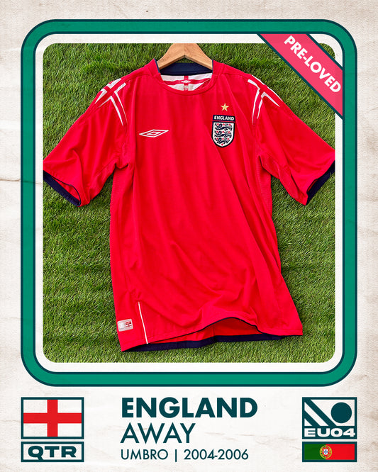 England Away Football Shirt (A) | 2004-2006 | Umbro | Men's
