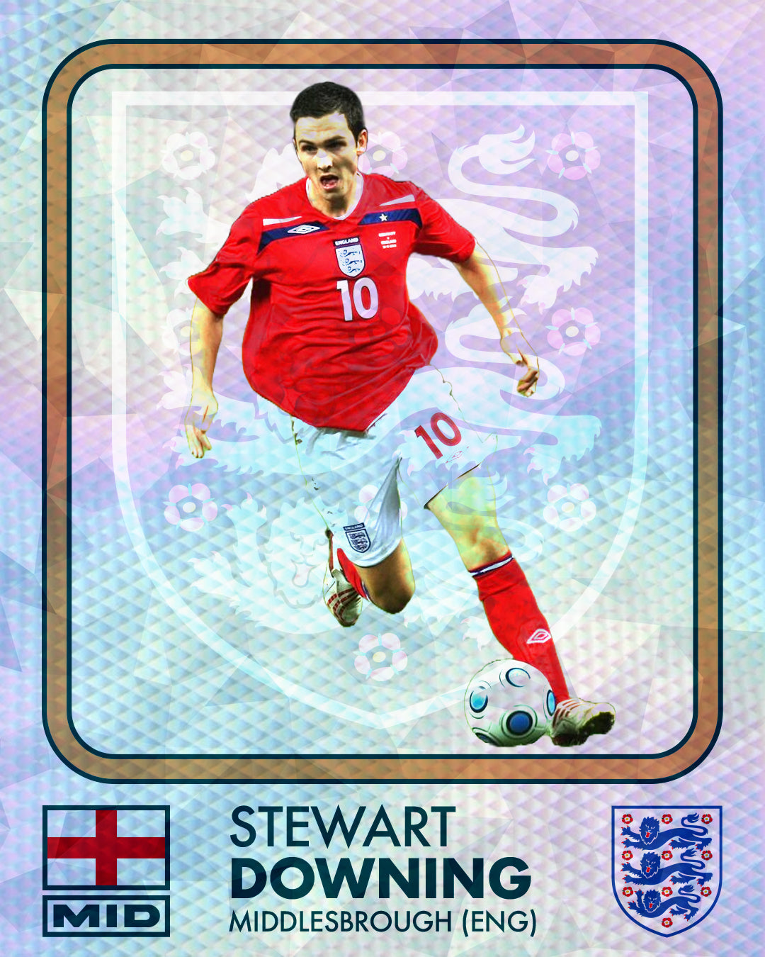 England Away Football Shirt (A) | 2008-2010 | Umbro | Men's