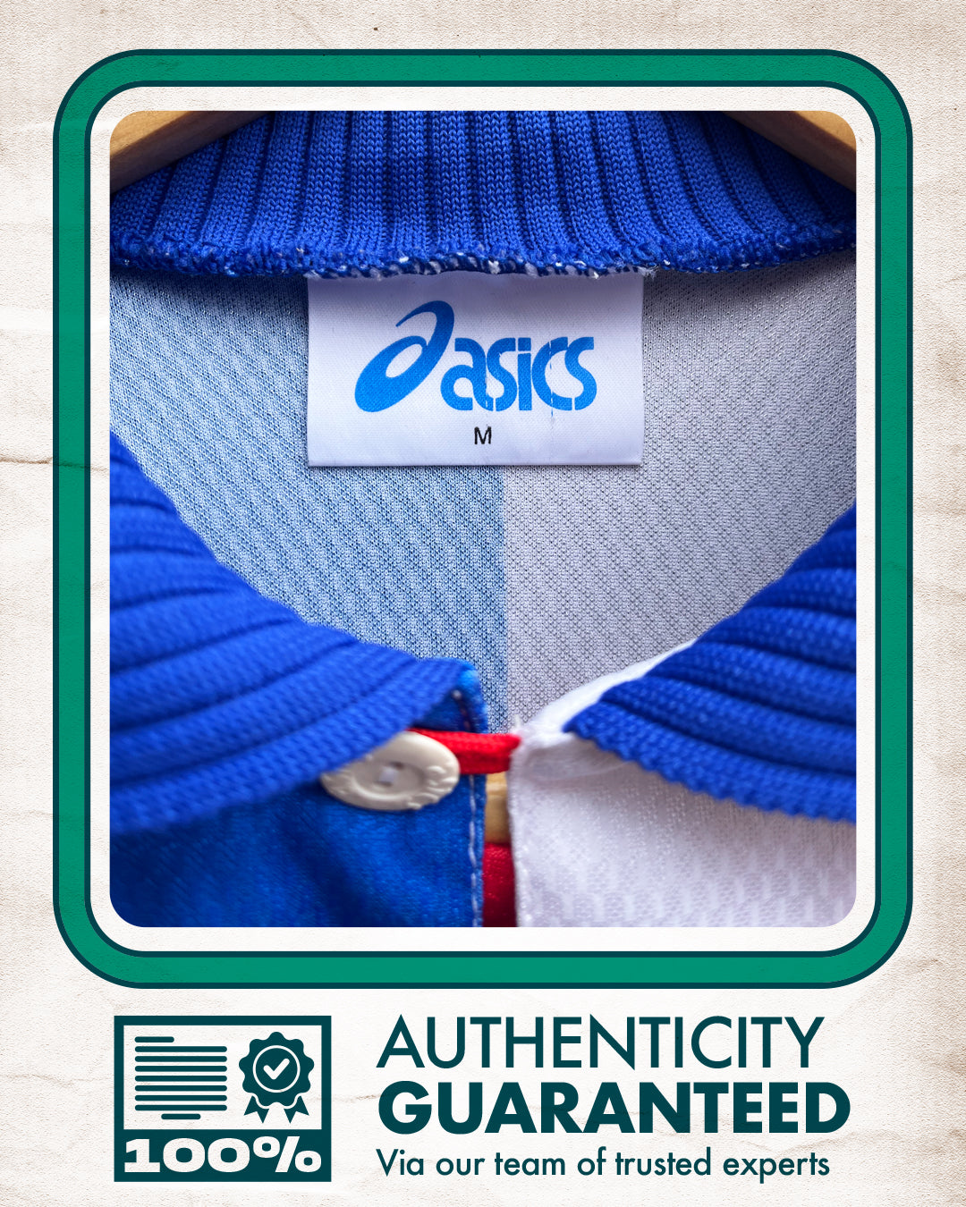 Blackburn Rovers Home Football Shirt (H) | 1995-1996 | Asics | Men's | M 40"